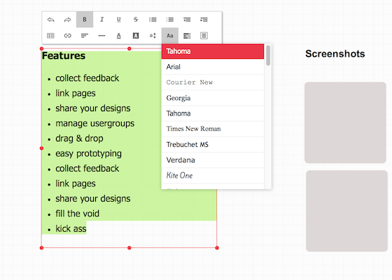 Textelement update: suggest last used font + new Google fonts added